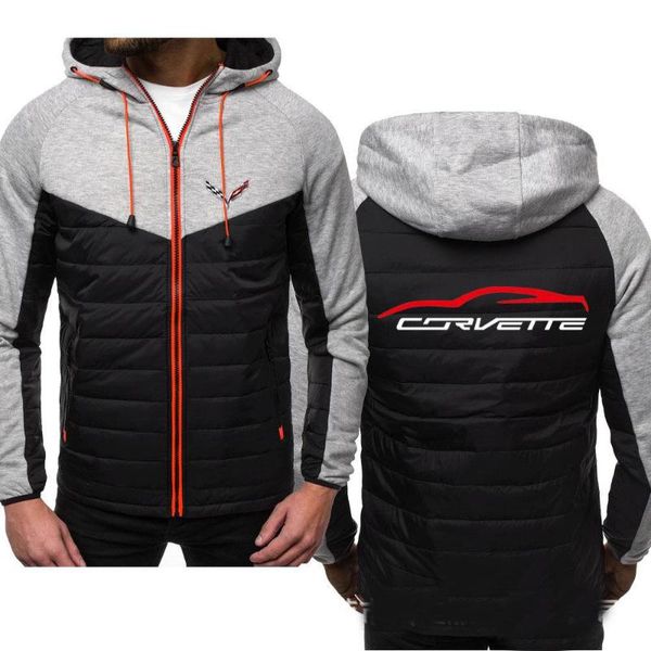 men's hoodies & sweatshirts winter corvette logo coat zipper hooded jacket cotton slim fit fashion thicken warm outwear man tracksuit, Black
men's hoodies & sweatshirts winter corvette logo coat zipper hooded jacket cotton slim fit fashion thicken warm outwear man tracksuit, Black