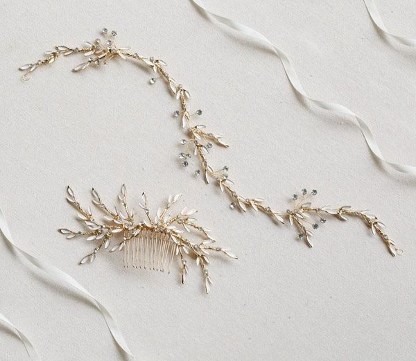 hair clips & barrettes wedding accessories leaf headbands headpieces gold headdress hairbands brides women crystal combs bridal jewelry, Golden;silver
hair clips & barrettes wedding accessories leaf headbands headpieces gold headdress hairbands brides women crystal combs bridal jewelry, Golden;silver