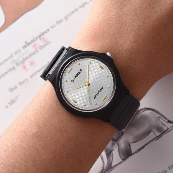 wristwatches synoke women fashion simple quartz watches arrival plastic band light casual round waterproof chic for womens mens, Slivery;brown
wristwatches synoke women fashion simple quartz watches arrival plastic band light casual round waterproof chic for womens mens, Slivery;brown