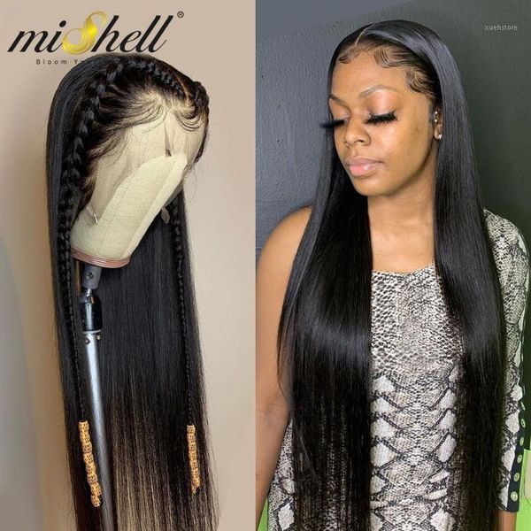 mishel straight lace front wig human hair 32 inch virgin remy for black women 180 frontal wigs1, Black;brown
mishel straight lace front wig human hair 32 inch virgin remy for black women 180 frontal wigs1, Black;brown