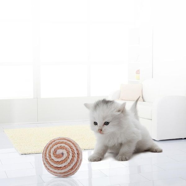 cat toys toy 5cm sisal ball scratch chewing interactive for pet accessories random color
cat toys toy 5cm sisal ball scratch chewing interactive for pet accessories random color