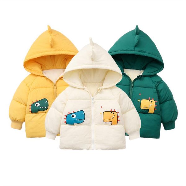 winter warm jacket for baby girl and boy cotton dinosaur thick hooded sweatshirt girls outwear kids birthday, Blue;gray
winter warm jacket for baby girl and boy cotton dinosaur thick hooded sweatshirt girls outwear kids birthday, Blue;gray