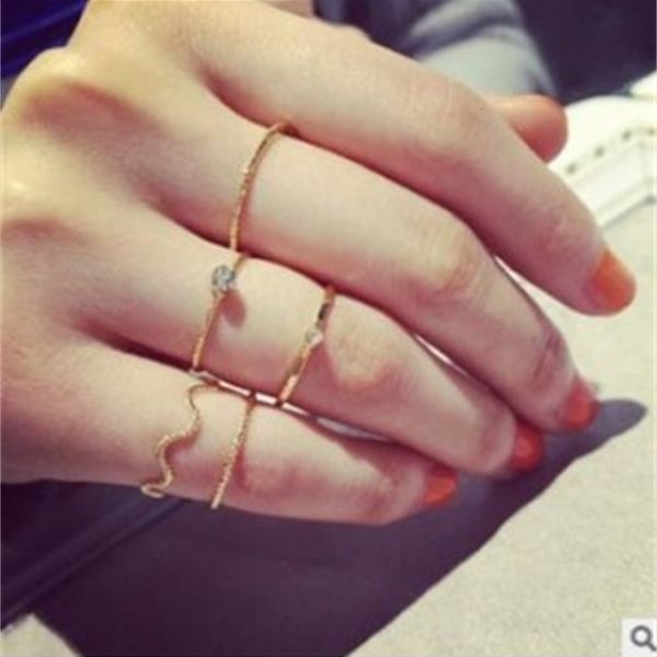 a1212 wave five piece set personality fashion ring five piece set meticulous index finger joint ring tail ring female jewelry, Blue;gray
a1212 wave five piece set personality fashion ring five piece set meticulous index finger joint ring tail ring female jewelry, Blue;gray