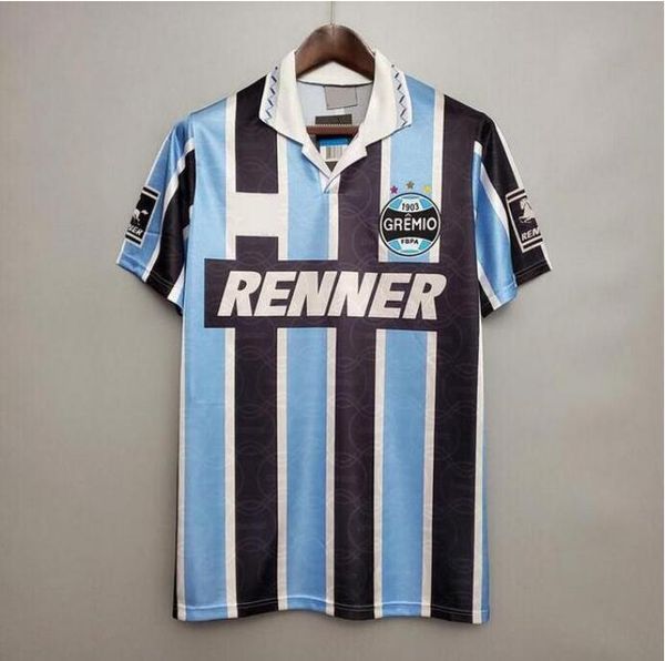 1995 1996 2000 gremio mens retro soccer jerseys ronaldinho zinho nene warley home football shirts camisetas de futebol short sleeve us, Black;yellow
1995 1996 2000 gremio mens retro soccer jerseys ronaldinho zinho nene warley home football shirts camisetas de futebol short sleeve us, Black;yellow