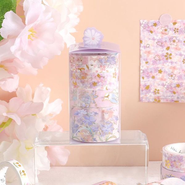 gift wrap kawaii 5pcs/set gold stamp adhesive stickers sakura masking tape gilding decorative scrapbooking diy diary
gift wrap kawaii 5pcs/set gold stamp adhesive stickers sakura masking tape gilding decorative scrapbooking diy diary