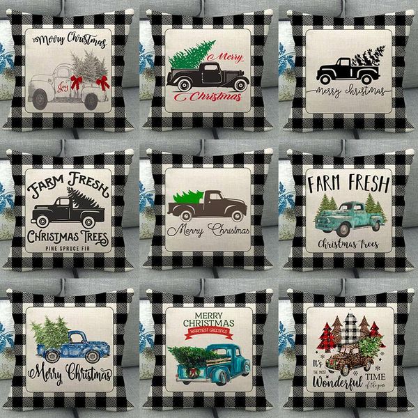 cushion/decorative pillow 1pcs christmas car pattern black white plaid cotton linen throw cushion cover decor home sofa bed decorative pillo
cushion/decorative pillow 1pcs christmas car pattern black white plaid cotton linen throw cushion cover decor home sofa bed decorative pillo
