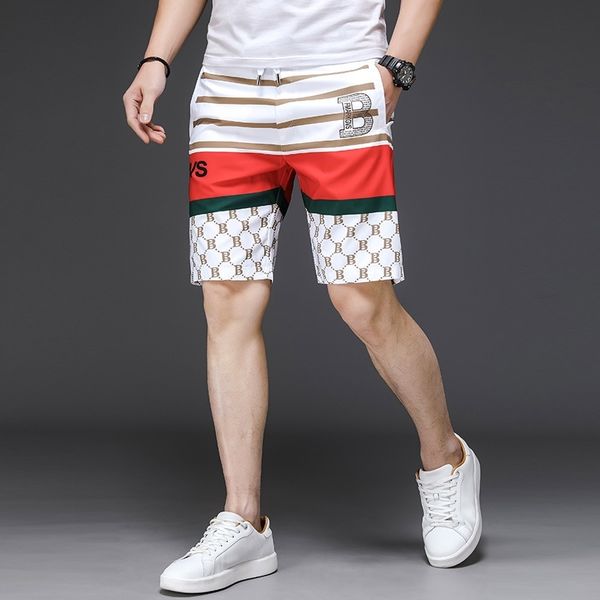 2021 summer new shorts men's leisure sports beach capris, White;black
2021 summer new shorts men's leisure sports beach capris, White;black