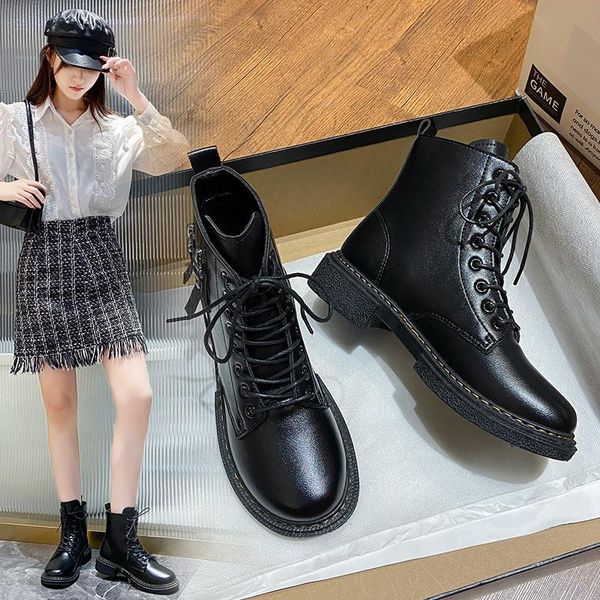 boots british female 2021 winter korean student warm short thick-soled casual women, Black
boots british female 2021 winter korean student warm short thick-soled casual women, Black