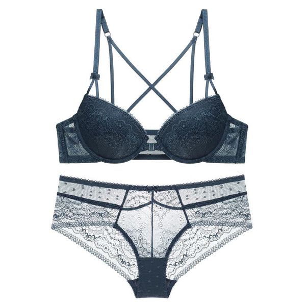 bras sets lace bra set french style front closure gathered beauty back brassier and transparent brief women lingerie underwear, Red;black 
bras sets lace bra set french style front closure gathered beauty back brassier and transparent brief women lingerie underwear, Red;black