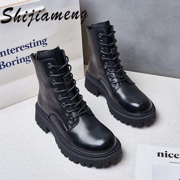 boots leather riding women's 2021 thick bottomed autumn and winter british style cow, Black
boots leather riding women's 2021 thick bottomed autumn and winter british style cow, Black