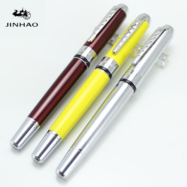 fashion cute yellow red 17 colours selling rollerball pen 0.7mm nib silver trim removable black/blue ink refills ballpoint pens, Blue;orange
fashion cute yellow red 17 colours selling rollerball pen 0.7mm nib silver trim removable black/blue ink refills ballpoint pens, Blue;orange