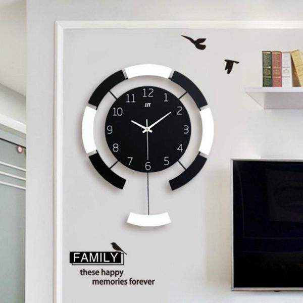 wall clocks nordic modern clock silent simple creative round iron pendulum reloj pared grande fashion bedroom decor mm60wc
wall clocks nordic modern clock silent simple creative round iron pendulum reloj pared grande fashion bedroom decor mm60wc