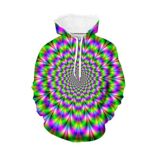 men's hoodies & sweatshirts noisydesigns plus size 6xl bright colour paisley autumn winter sweatshirts hooded pullover top, Black