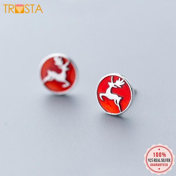 stud trustdavis womens 100% 925 sterling silver jewelry round red black milu deer earrings gift for girls friend kids lady ed253, Golden;silver
stud trustdavis womens 100% 925 sterling silver jewelry round red black milu deer earrings gift for girls friend kids lady ed253, Golden;silver