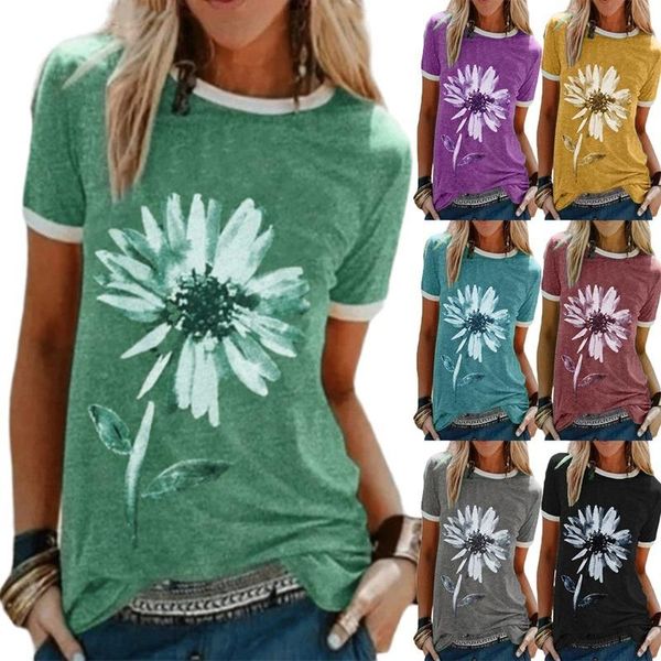 women's t-shirt women casual t shirt clothes short sleeve summer t-shirts o-neck flower printed female vetement femme ropa mujer stree, White
women's t-shirt women casual t shirt clothes short sleeve summer t-shirts o-neck flower printed female vetement femme ropa mujer stree, White