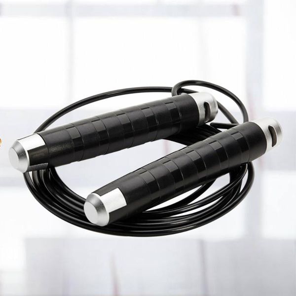 exercise jump rope fitness bearing skipping ropes gym workout equipment for men (black, opp package)
exercise jump rope fitness bearing skipping ropes gym workout equipment for men (black, opp package)