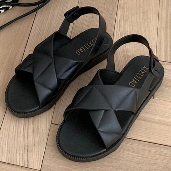 sandals fashion summer women buckle girl pvc rome open toe platform comfortable female casual flat beach shoes qq692, Black
sandals fashion summer women buckle girl pvc rome open toe platform comfortable female casual flat beach shoes qq692, Black
