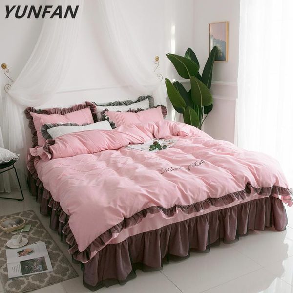 bedding sets lace princess wedding luxury set king twin pure cotton pink bed sheet solid duvet cover pillowcase bedclothes
bedding sets lace princess wedding luxury set king twin pure cotton pink bed sheet solid duvet cover pillowcase bedclothes
