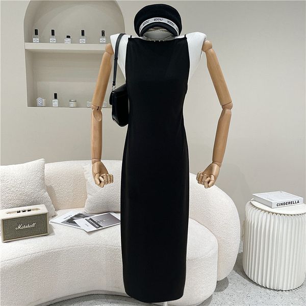 springtime female 2021 niche fashion design thin suspend open dress vest come dressed, Black;gray
springtime female 2021 niche fashion design thin suspend open dress vest come dressed, Black;gray