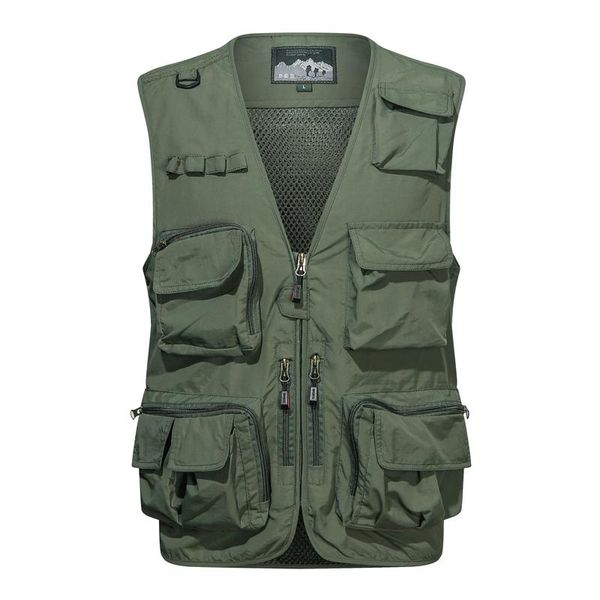 men's vests men casual summer big size male sleeveless vest with many pockets multi pocket pograph mens waistcoat clothing, Black;white
men's vests men casual summer big size male sleeveless vest with many pockets multi pocket pograph mens waistcoat clothing, Black;white