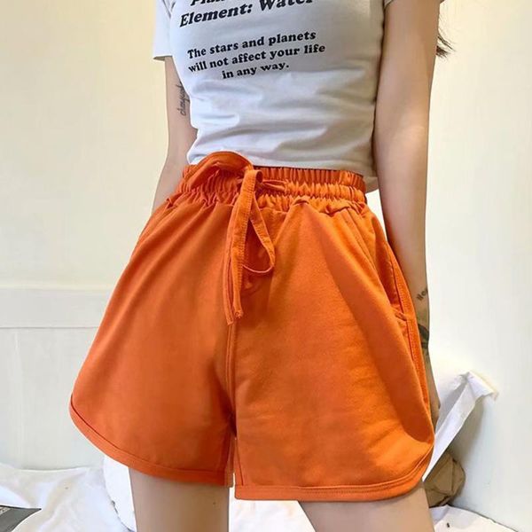 lady summer drawstring elastic high-waisted workout shorts comfortable loose casual running wide leg women's, White;black
lady summer drawstring elastic high-waisted workout shorts comfortable loose casual running wide leg women's, White;black