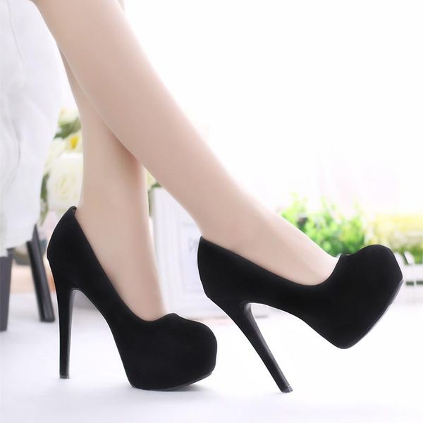 dress shoes platform heels wedding woman thin high 11.5cm pumps women patent leather ladies plus size drop, Black
dress shoes platform heels wedding woman thin high 11.5cm pumps women patent leather ladies plus size drop, Black
