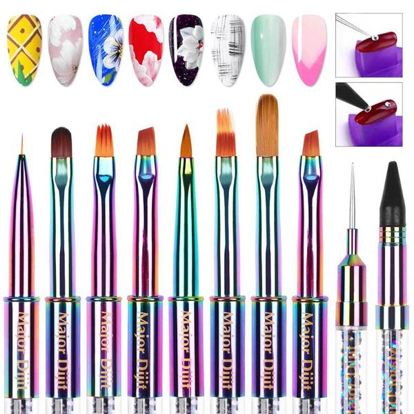 nail brushes art gel carving pen acrylic brush with smooth handle dotting for painting drawing polish tool manicure, Yellow
nail brushes art gel carving pen acrylic brush with smooth handle dotting for painting drawing polish tool manicure, Yellow