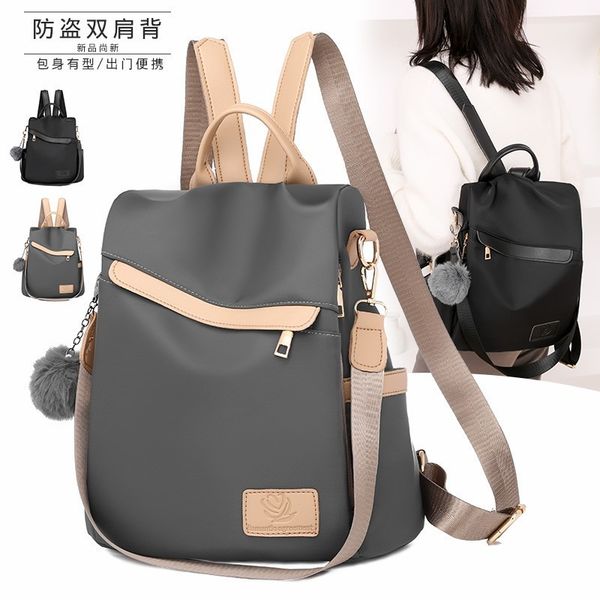 oxford cloth backpack women's fashion lightweight breathable leisure travel large capacity schoolbag
oxford cloth backpack women's fashion lightweight breathable leisure travel large capacity schoolbag