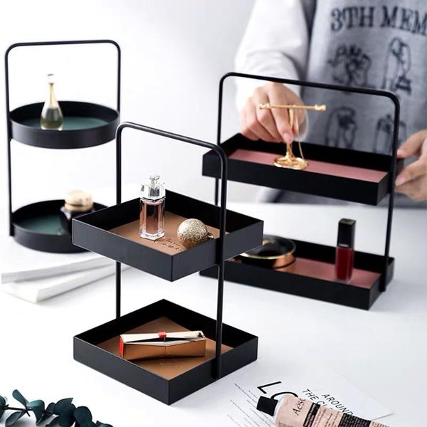 kitchen storage & organization 2-layer metal tray jewelry display plate pu leather pad cosmetic sundries nordic dessert organizer deskde
kitchen storage & organization 2-layer metal tray jewelry display plate pu leather pad cosmetic sundries nordic dessert organizer deskde