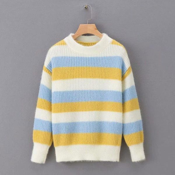 women's sweaters omikron fashion women o neck rainbow loose knitted autumn winter clothing casual pullovers plus size, White;black
women's sweaters omikron fashion women o neck rainbow loose knitted autumn winter clothing casual pullovers plus size, White;black