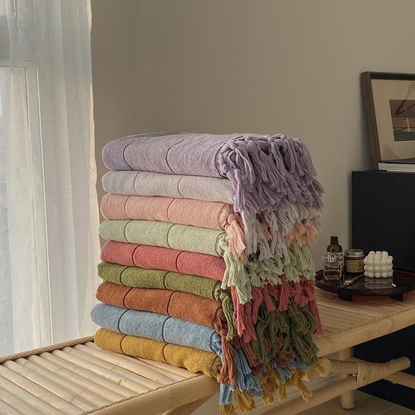 towel pure cotton tassel bath for adults students solid color household absorbent wash face throw blanket shower wrap
towel pure cotton tassel bath for adults students solid color household absorbent wash face throw blanket shower wrap