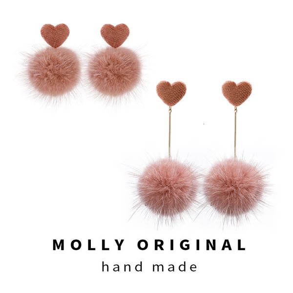 needle s925 silver pink mink plush ball earrings female love earrings new fashion lovely, Golden
needle s925 silver pink mink plush ball earrings female love earrings new fashion lovely, Golden