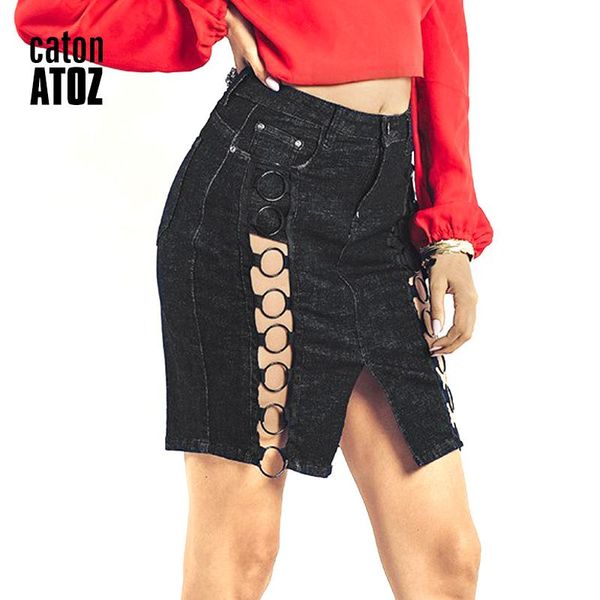 skirts catonatoz 2196 fashion ladies black cotton stretch denim rivet opening skirt womens pencil skinny for female
skirts catonatoz 2196 fashion ladies black cotton stretch denim rivet opening skirt womens pencil skinny for female