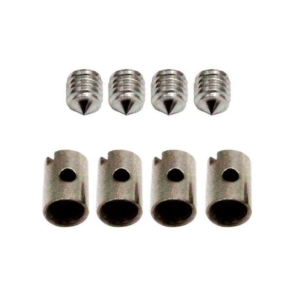 motorcycle brakes 8pcs 5mm solderless cable nipples throttle choke anticorrosion rust-proof for setting up carb cables mower car
