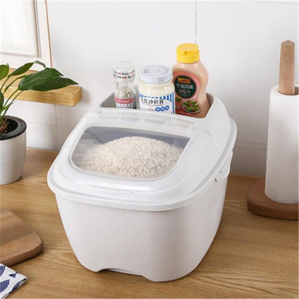 storage baskets reusable 10kg large capacity rice airtight holder grain flour container with flip lid box seal kitchen organisateur
storage baskets reusable 10kg large capacity rice airtight holder grain flour container with flip lid box seal kitchen organisateur