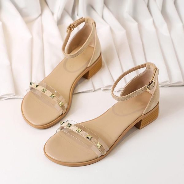 dress shoes 2021 beige sandals women rivet summer student beach round heel word buckle casual ladies zapatos plus size, Black
dress shoes 2021 beige sandals women rivet summer student beach round heel word buckle casual ladies zapatos plus size, Black