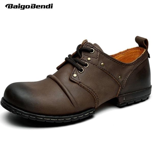 dress shoes genuine leather mens wrinkle round toe lace up casual business work oxford, Black
dress shoes genuine leather mens wrinkle round toe lace up casual business work oxford, Black