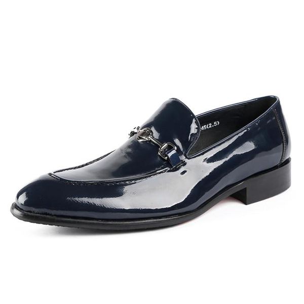 dress shoes fashion black / blue mens business patent leather male formal groom
dress shoes fashion black / blue mens business patent leather male formal groom