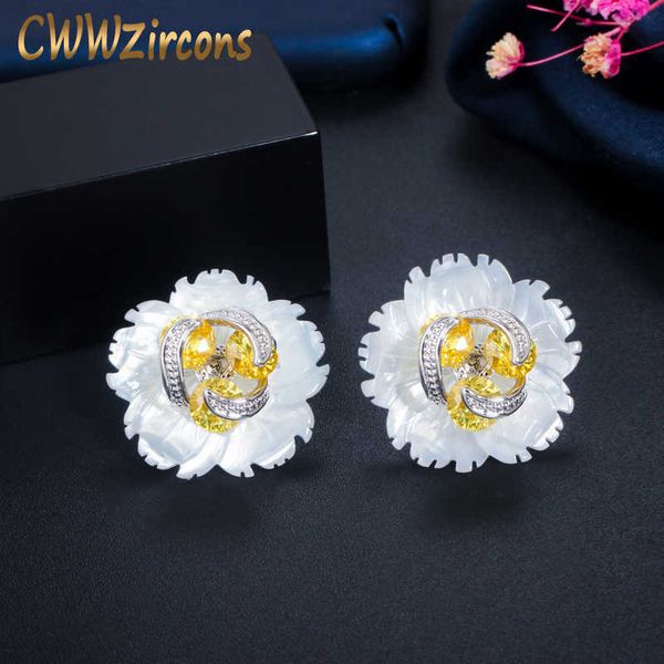 2 in 1 design natural shell flower yellow cz stone big stud earrings for ladies fashion brand unique jewelry cz684 210714, Golden;silver
2 in 1 design natural shell flower yellow cz stone big stud earrings for ladies fashion brand unique jewelry cz684 210714, Golden;silver