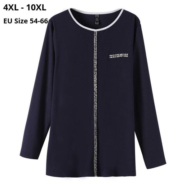 women's t-shirt plus size 10xl 8xl 6xl 4xl women long sleeves spring autumn t-shirts femme o-neck navy slim tee shirts for mujers, White
women's t-shirt plus size 10xl 8xl 6xl 4xl women long sleeves spring autumn t-shirts femme o-neck navy slim tee shirts for mujers, White
