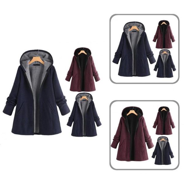 women's jackets jacket pockets outwear comfy thicken warm hoodie coat for vacation, Black;brown
women's jackets jacket pockets outwear comfy thicken warm hoodie coat for vacation, Black;brown