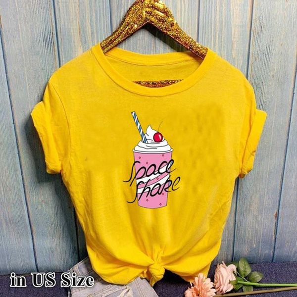 ice cream print womens t shirts short sleeve o neck loose ladies summer fashion tee clothes mujer, White
ice cream print womens t shirts short sleeve o neck loose ladies summer fashion tee clothes mujer, White