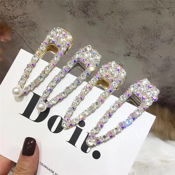 hair clips & barrettes korea sparkly crystal rhinestones pins shiny geometric triangle imitation pearl accessories, Golden;silver
hair clips & barrettes korea sparkly crystal rhinestones pins shiny geometric triangle imitation pearl accessories, Golden;silver