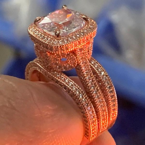 cluster rings 2021 arrival vintage fine jewelry 925 sterling silver&rose gold cushion shape white z cz diamond 3pcs wedding ring, Golden;silver
cluster rings 2021 arrival vintage fine jewelry 925 sterling silver&rose gold cushion shape white z cz diamond 3pcs wedding ring, Golden;silver