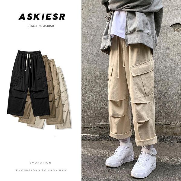 winter thick cargo pants men's fashion retro multi-pocket casual men streetwear loose hip-hop wide-leg mens s-2xl, Black
winter thick cargo pants men's fashion retro multi-pocket casual men streetwear loose hip-hop wide-leg mens s-2xl, Black