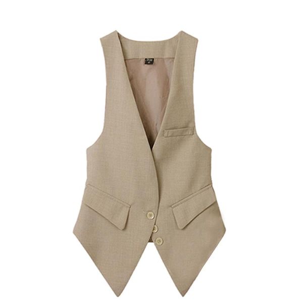 women's vests 2021 plus size fashion women suit waistcoat korean casual solid vest sleeveless slim lady black camel grey 4xl a47, Black;white
women's vests 2021 plus size fashion women suit waistcoat korean casual solid vest sleeveless slim lady black camel grey 4xl a47, Black;white