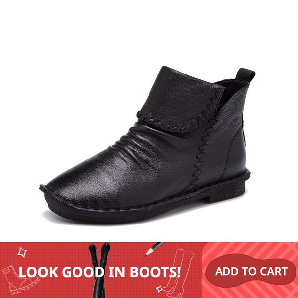 boots fujin 2021 genuine leather women fashion slip on handmade round toes low heel ankle autumn winter snow, Black
boots fujin 2021 genuine leather women fashion slip on handmade round toes low heel ankle autumn winter snow, Black