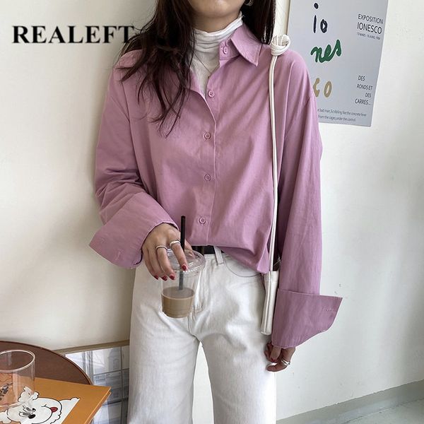 spring single breasted women's shirt blouse turn-down collar long sleeve korean style casual loose blouses 210428, White
spring single breasted women's shirt blouse turn-down collar long sleeve korean style casual loose blouses 210428, White