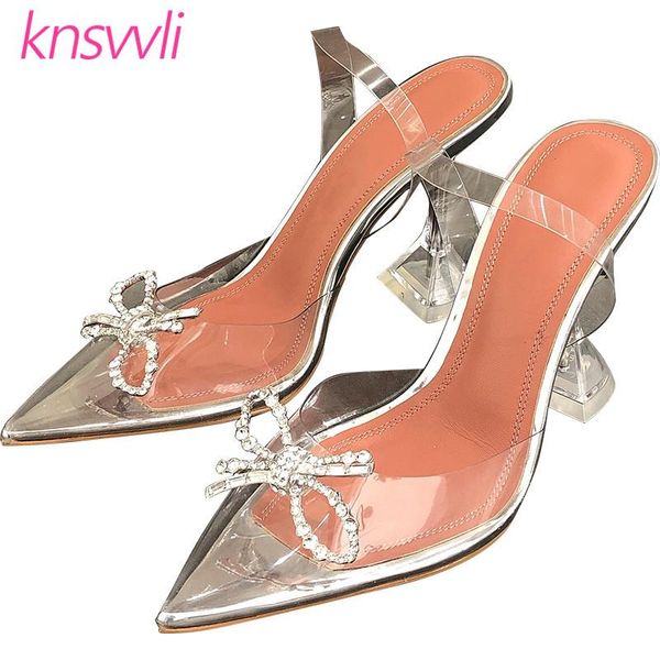 dress shoes wine glass heels runway party woman clear pvc slingbacks ladies crystal bowknot strange style high heel sandals women, Black
dress shoes wine glass heels runway party woman clear pvc slingbacks ladies crystal bowknot strange style high heel sandals women, Black