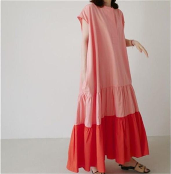 plus size dresses patchwork long dress summer 2021 sleeveless o-neck loose women casual chic sundress fashion korean style, Black
plus size dresses patchwork long dress summer 2021 sleeveless o-neck loose women casual chic sundress fashion korean style, Black
